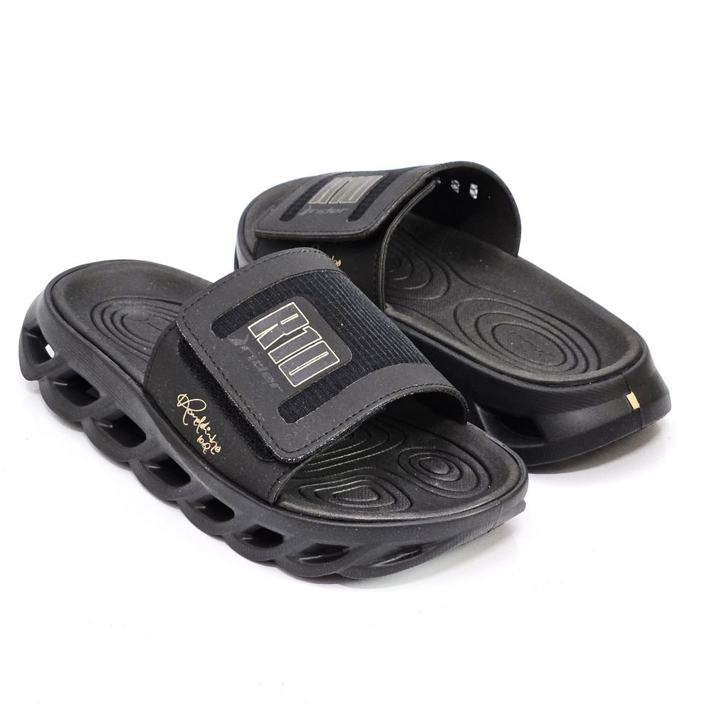 Chinelo Masculino Rider R Power Ronaldinho R10 Slide Preto 3