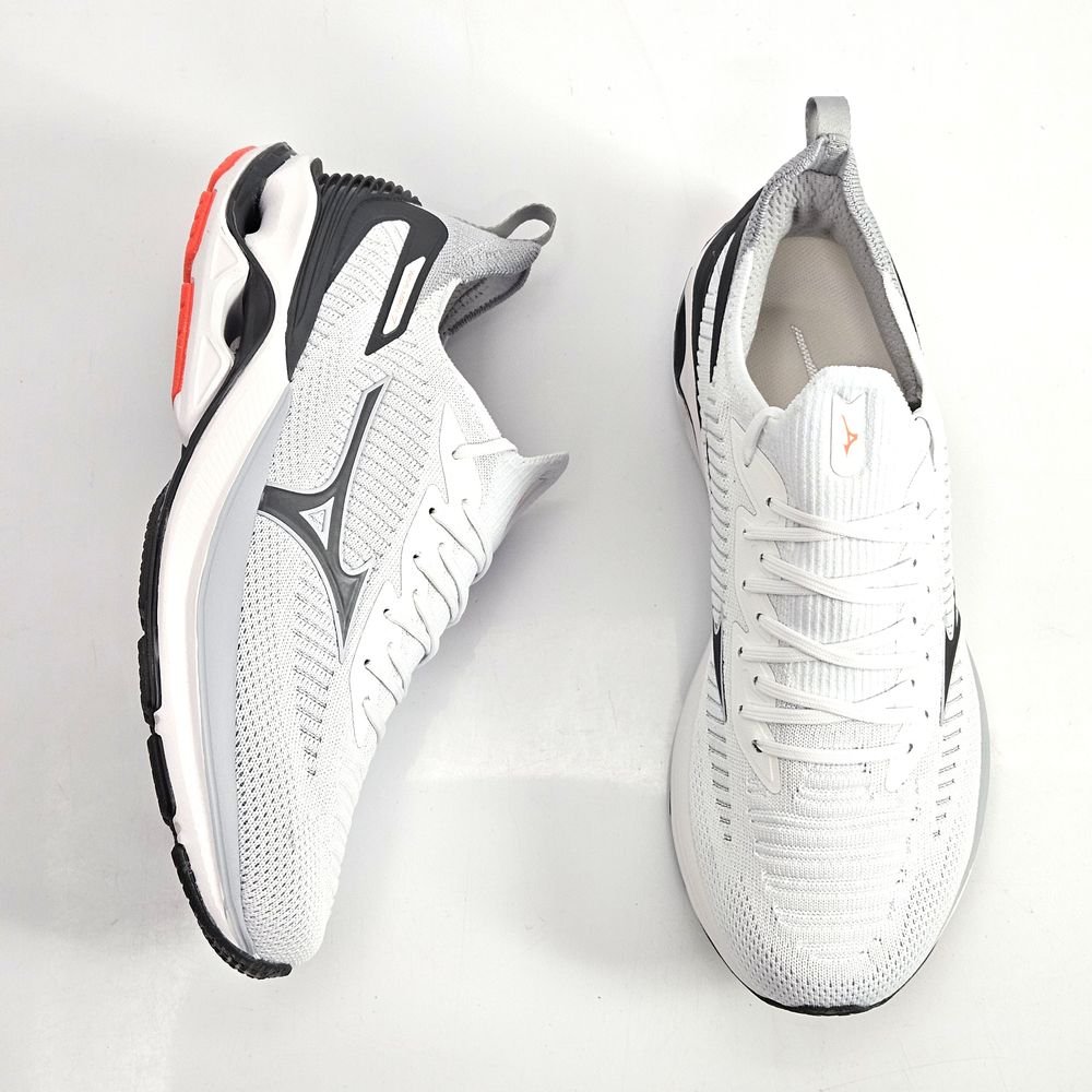 Tênis Esportivo Corrida Mizuno Mirai 7 Masculino Branco/Cinza 2