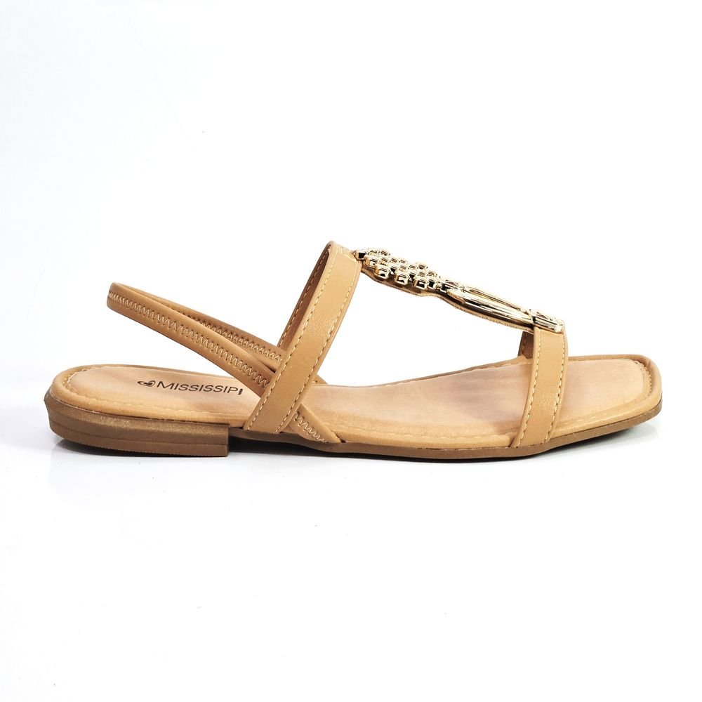 Sandália Rasteira Feminina Mississipi Calce Fácil