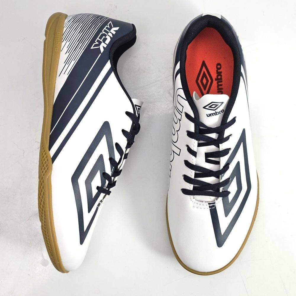 Chuteira Umbro Kick Futsal Quadra Branco 2