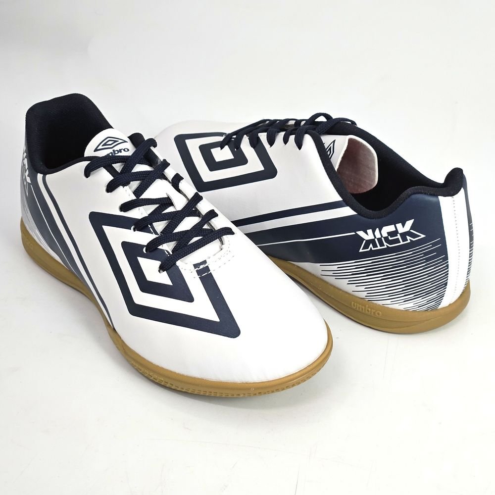 Chuteira Umbro Kick Futsal Quadra Branco 3