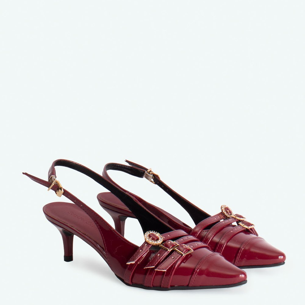 SLINGBACK MARION SUZANA SANTOS Vermelho 2