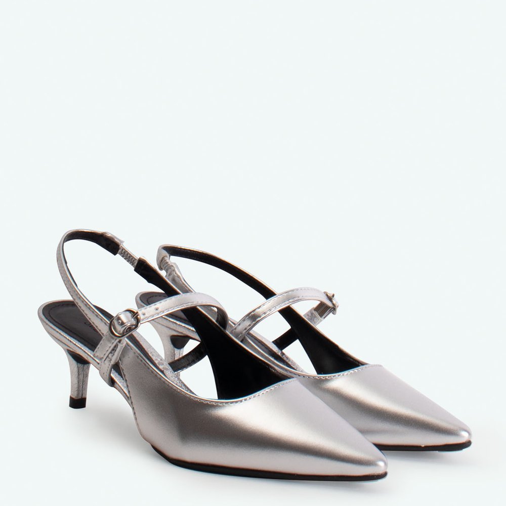 SLINGBACK CLÉO SUZANA SANTOS Prata 2