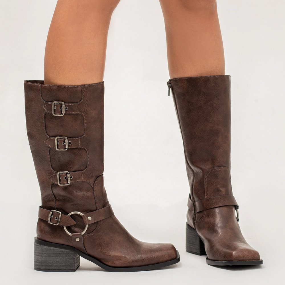 BIKER BOOTS MIUCCIA SUZANA SANTOS Marrom 6