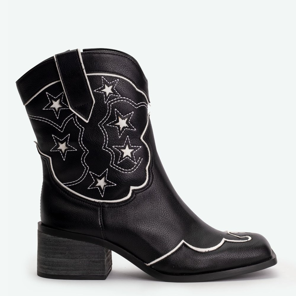 BOTA WESTERN DALLAS SUZANA SANTOS Preto 1