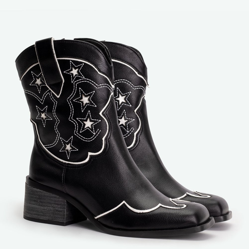 BOTA WESTERN DALLAS SUZANA SANTOS Preto 2