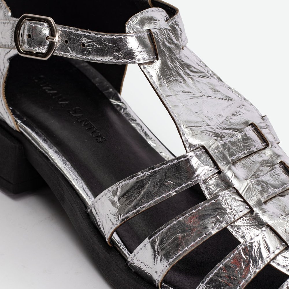 SAPATO FISHERMAN DIANE SUZANA SANTOS Prata 3