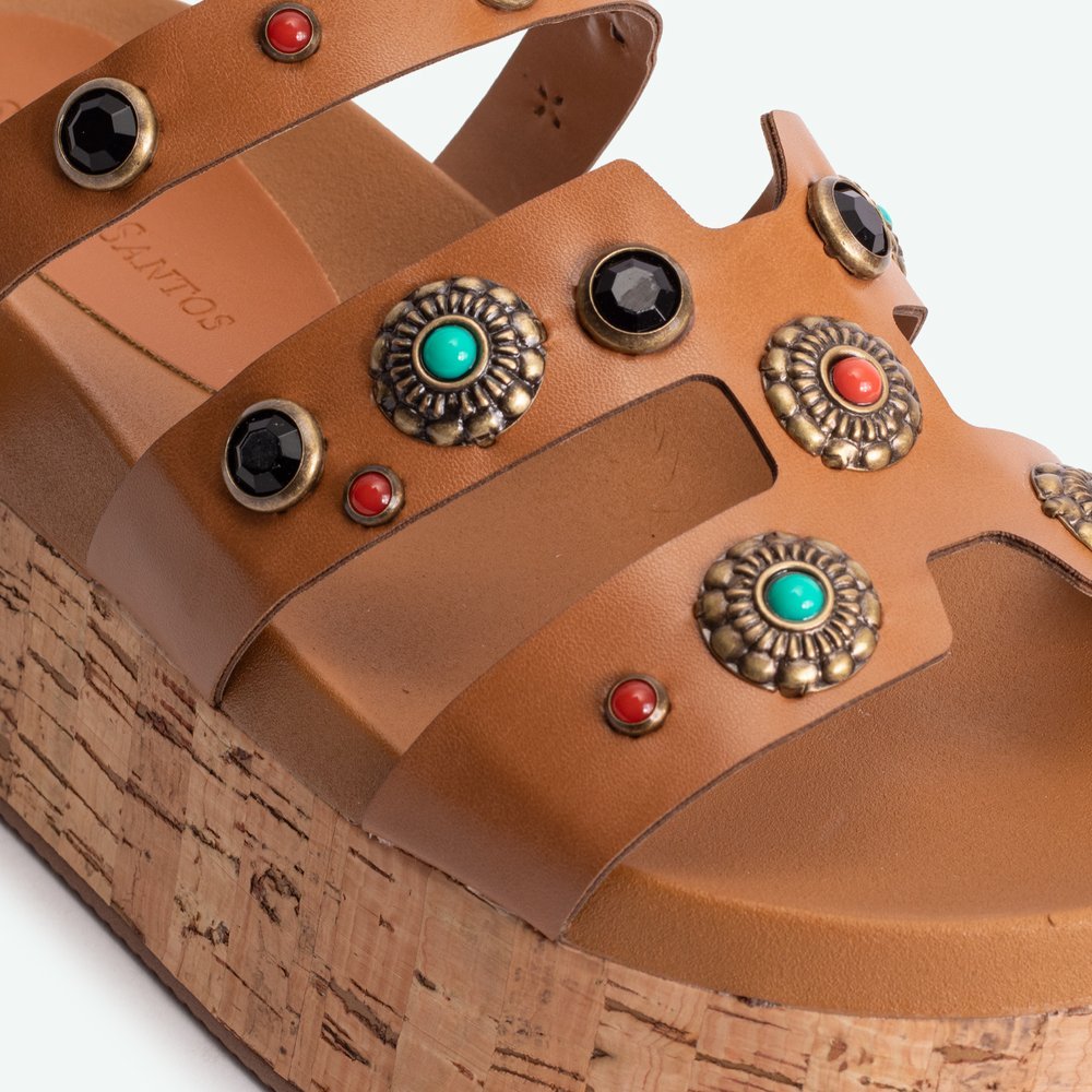 FLATFORM CASSIE SUZANA SANTOS Marrom 3