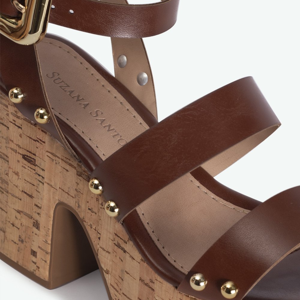 SANDÁLIA ALICE SUZANA SANTOS Marrom 3