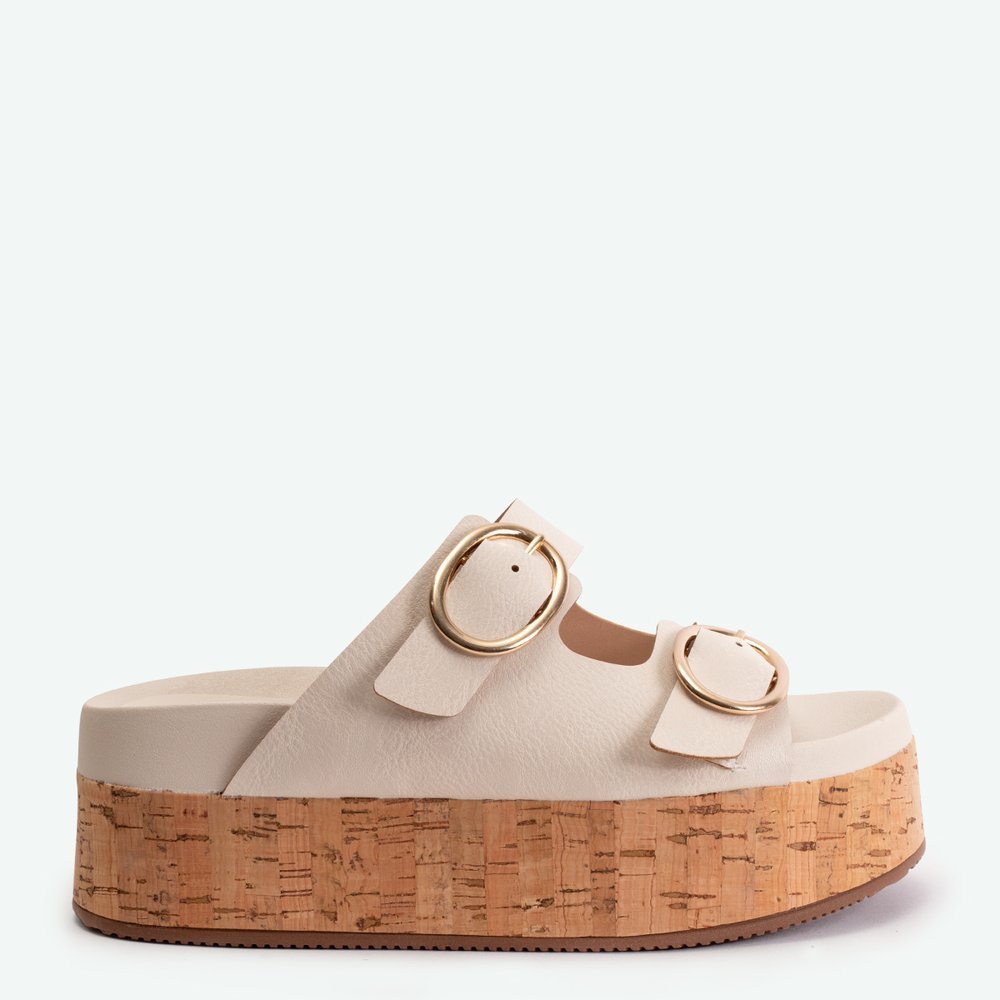 FLATFORM AMÁLIA SUZANA SANTOS Bege 1