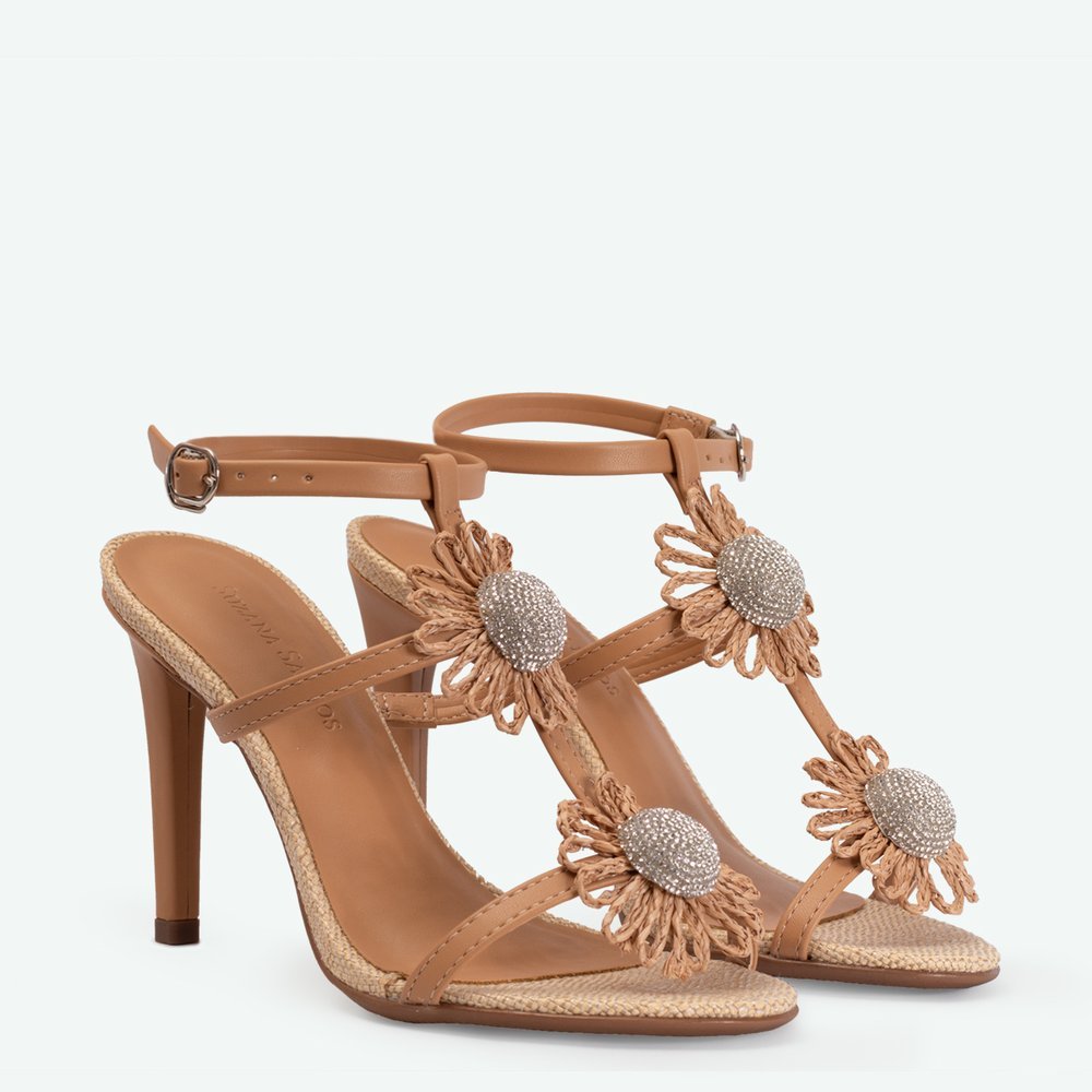 SANDALIA JASMINE SUZANA SANTOS Bege 2