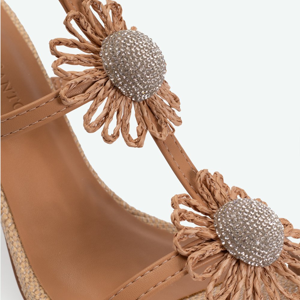 SANDALIA JASMINE SUZANA SANTOS Bege 3