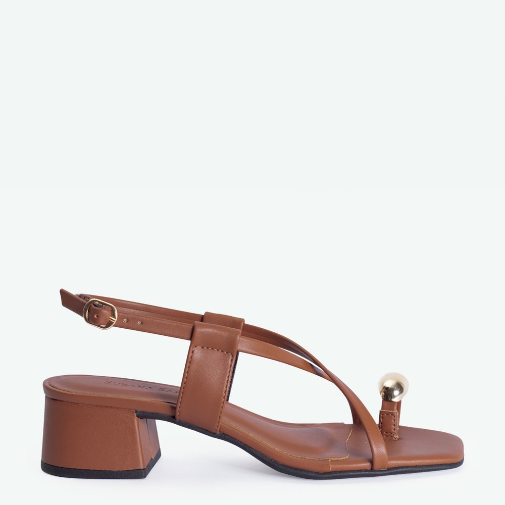 SANDÁLIA ELOÁ SUZANA SANTOS Marrom 1