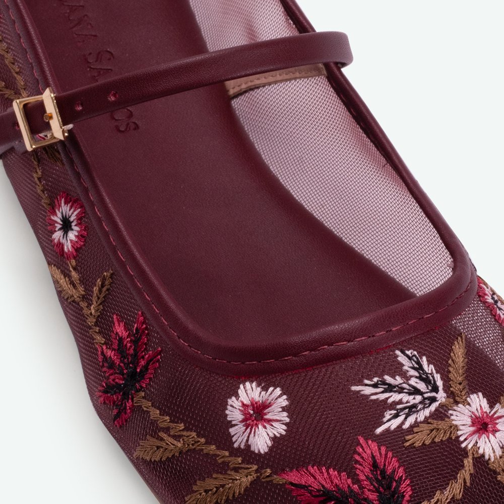 SAPATILHA OLÍVIA SUZANA SANTOS Roxo 3