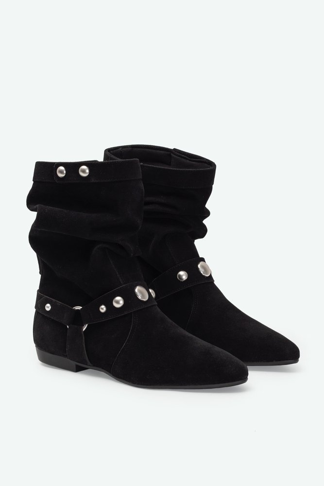 BOTA SLOUCHY CORA SUZANA SANTOS Preto 2