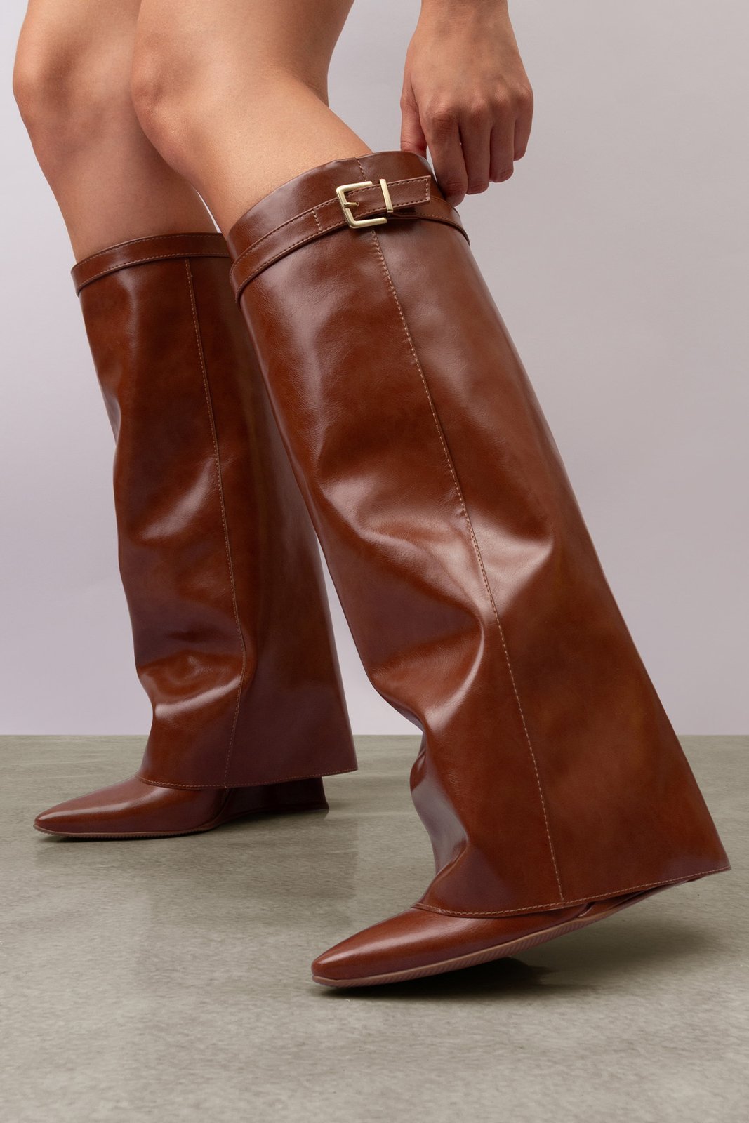 BOTA 2 EM 1 KYLIE SUZANA SANTOS Marrom 7