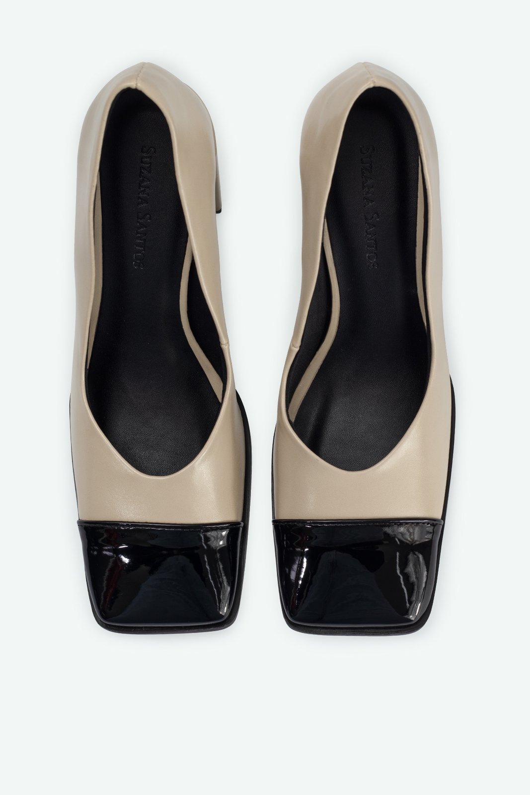 SCARPIN CAP TOE LIA SUZANA SANTOS Baunilha 3