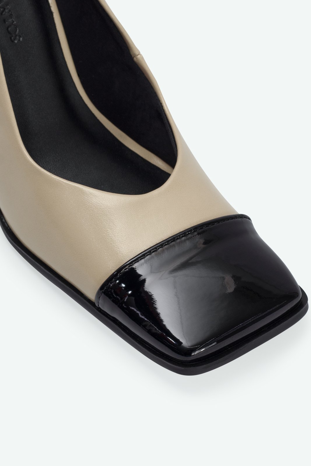 SCARPIN CAP TOE LIA SUZANA SANTOS Baunilha 4