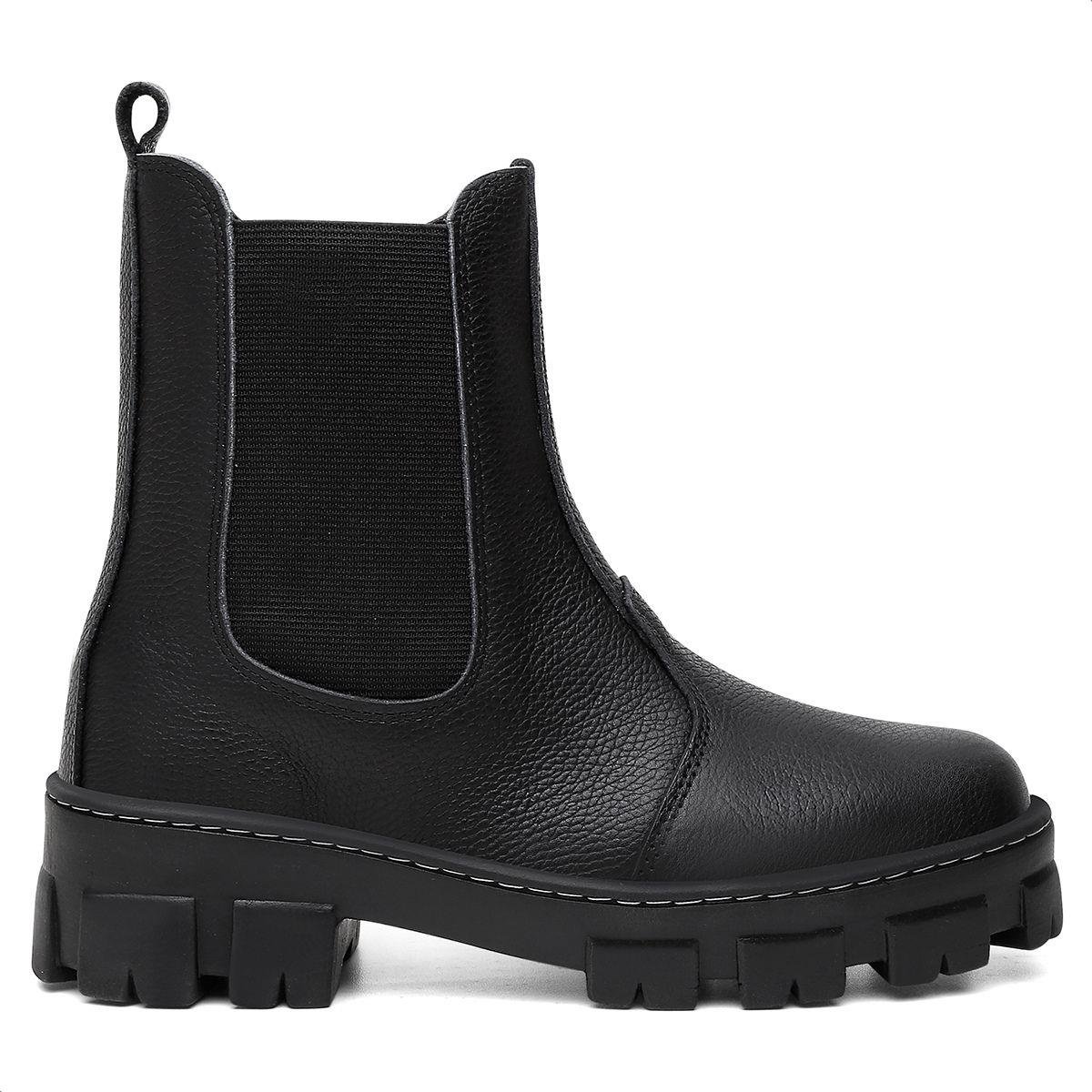 Bota Everway Chelsea Feminino Preto 4