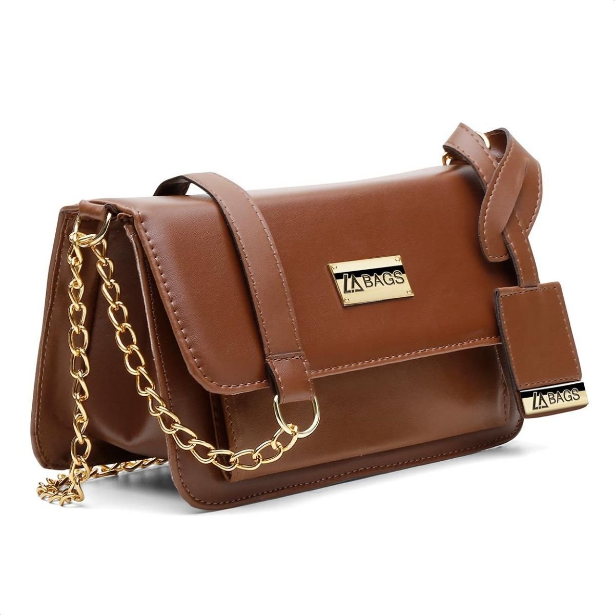 Bolsa Carteira Feminina Transversal Correntes Moderna Casual