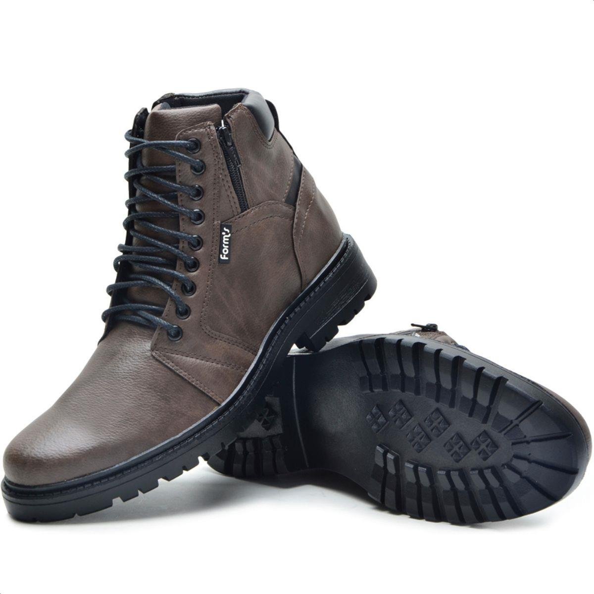 Coturno Form'S Bota Masculino Marrom 5