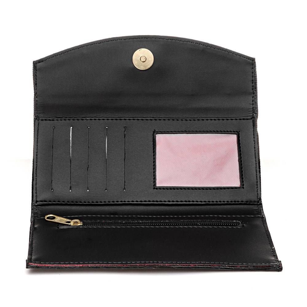 Bolsa Feminina Transversal Média Com Carteira Dhaffy Champanhe Preto 7