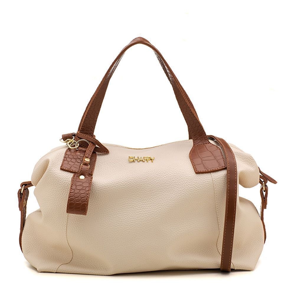 Bolsa Feminina Grande com Alça Dupla Branco 4