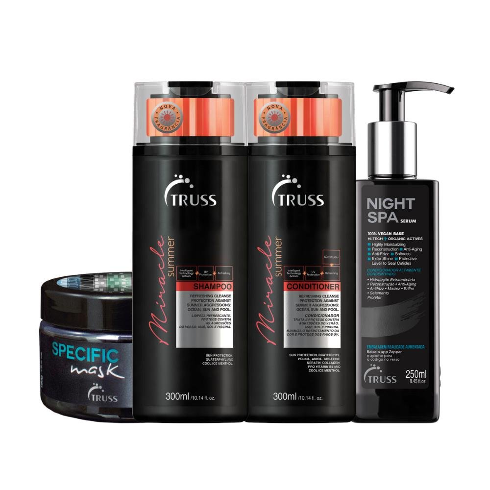 Truss Kit Miracle Summer Specific Night Spa (4 Produtos)