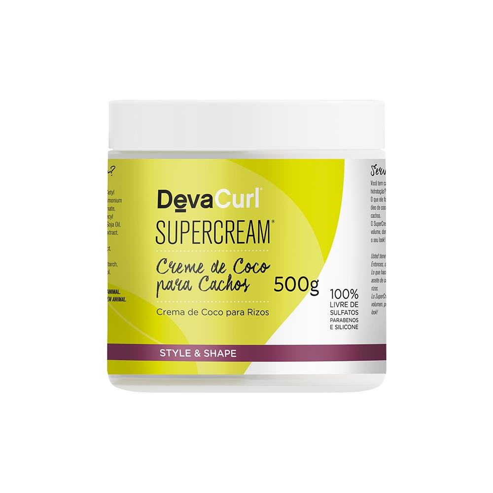 Deva Curl Supercream Creme De Coco Para Cachos 500G 500g