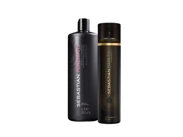 Sebastian Kit Penetraitt Shampoo 1L + Dark Oil (2 Produtos) ÚNICO 1