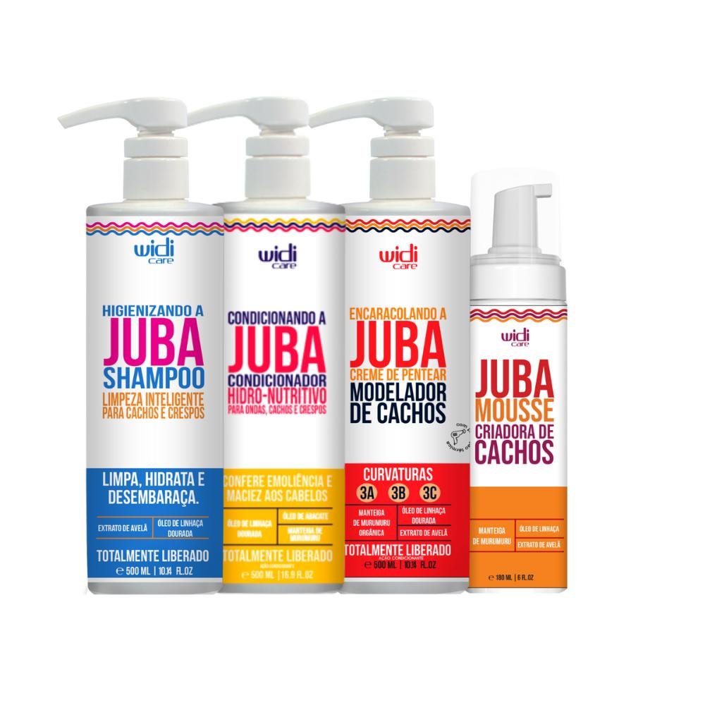 Widi Care Kit Encaracolando a Juba Mousse (4 Produtos) ÚNICO 1