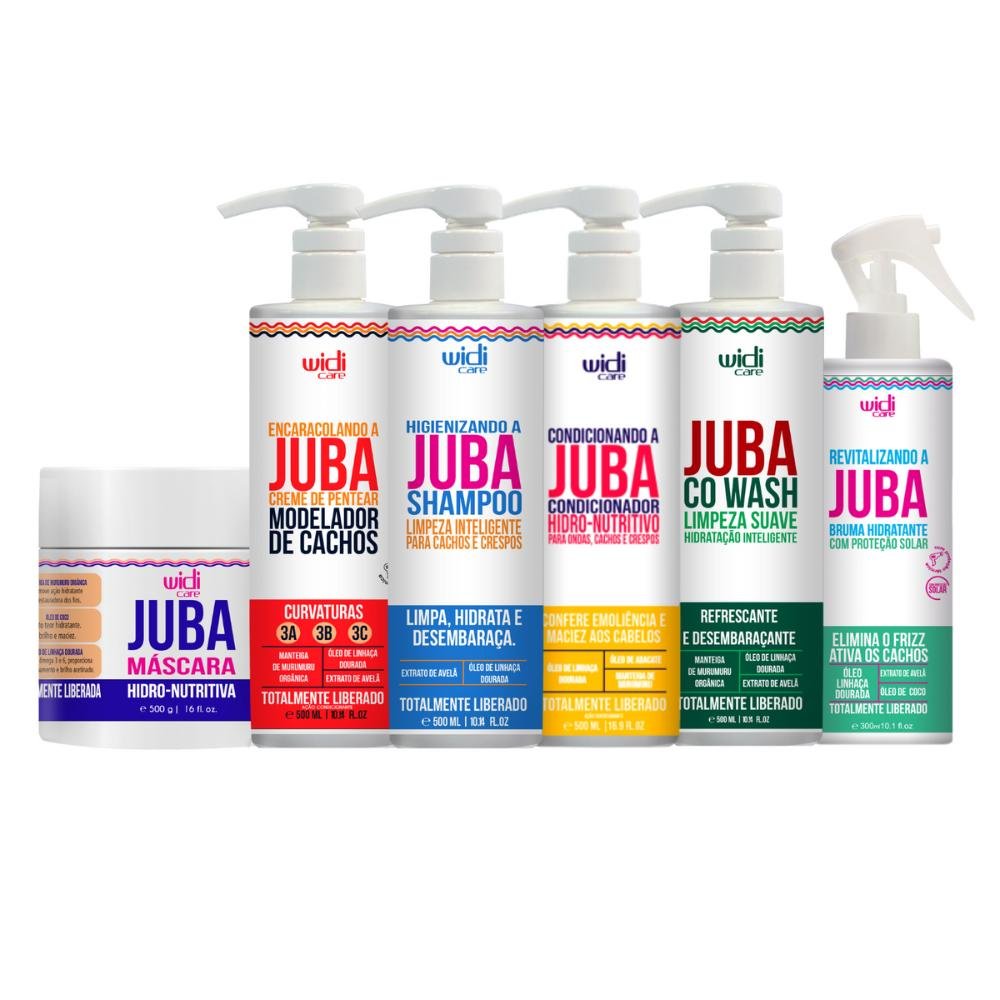 Widi Care Kit Encaracolando a Juba Co Wash Revitalizante (6 Produtos) ÚNICO 1
