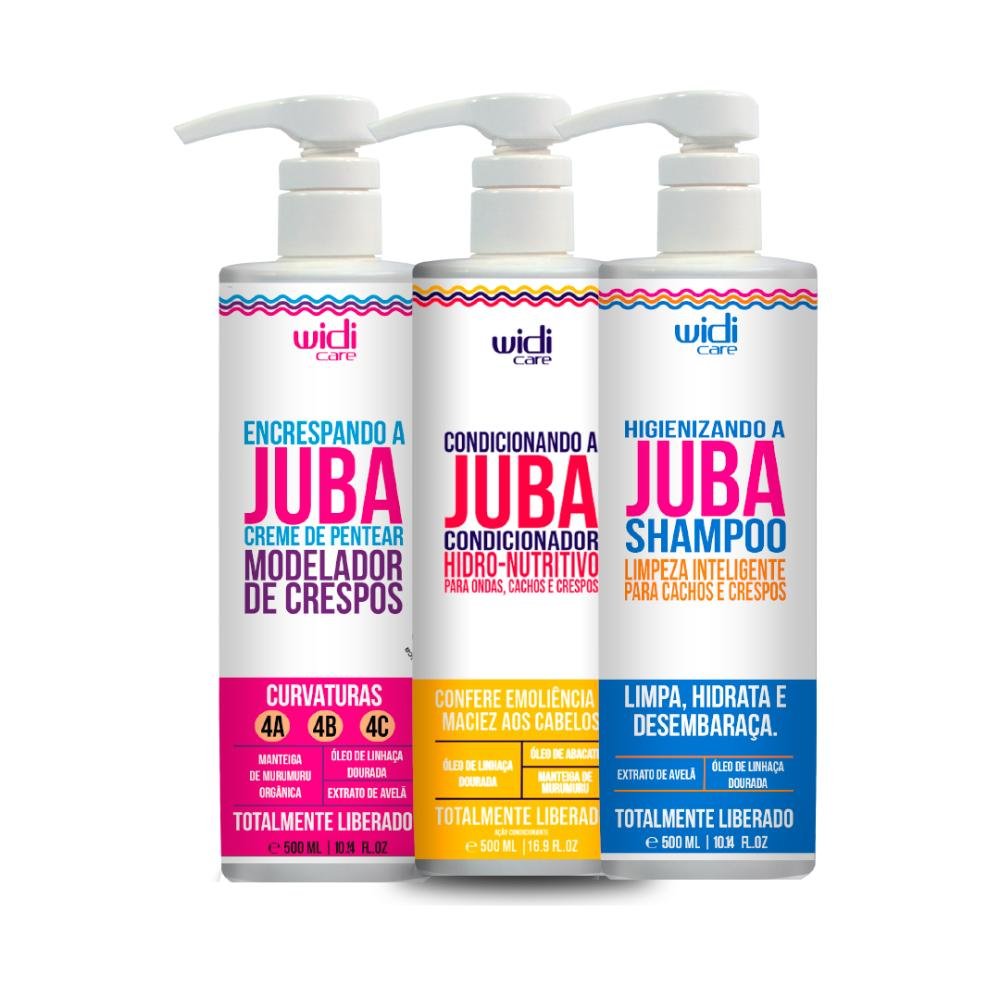 Widi Care Kit Encrespando a Juba Trio (3 Produtos)