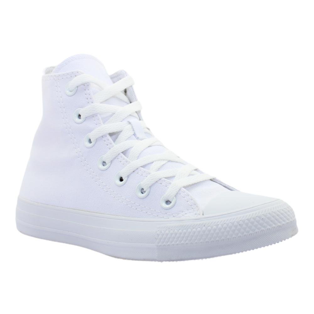 Tênis Chuck Taylor All Star Monochrome Cano Médio Ref:CT0447 Branco 2