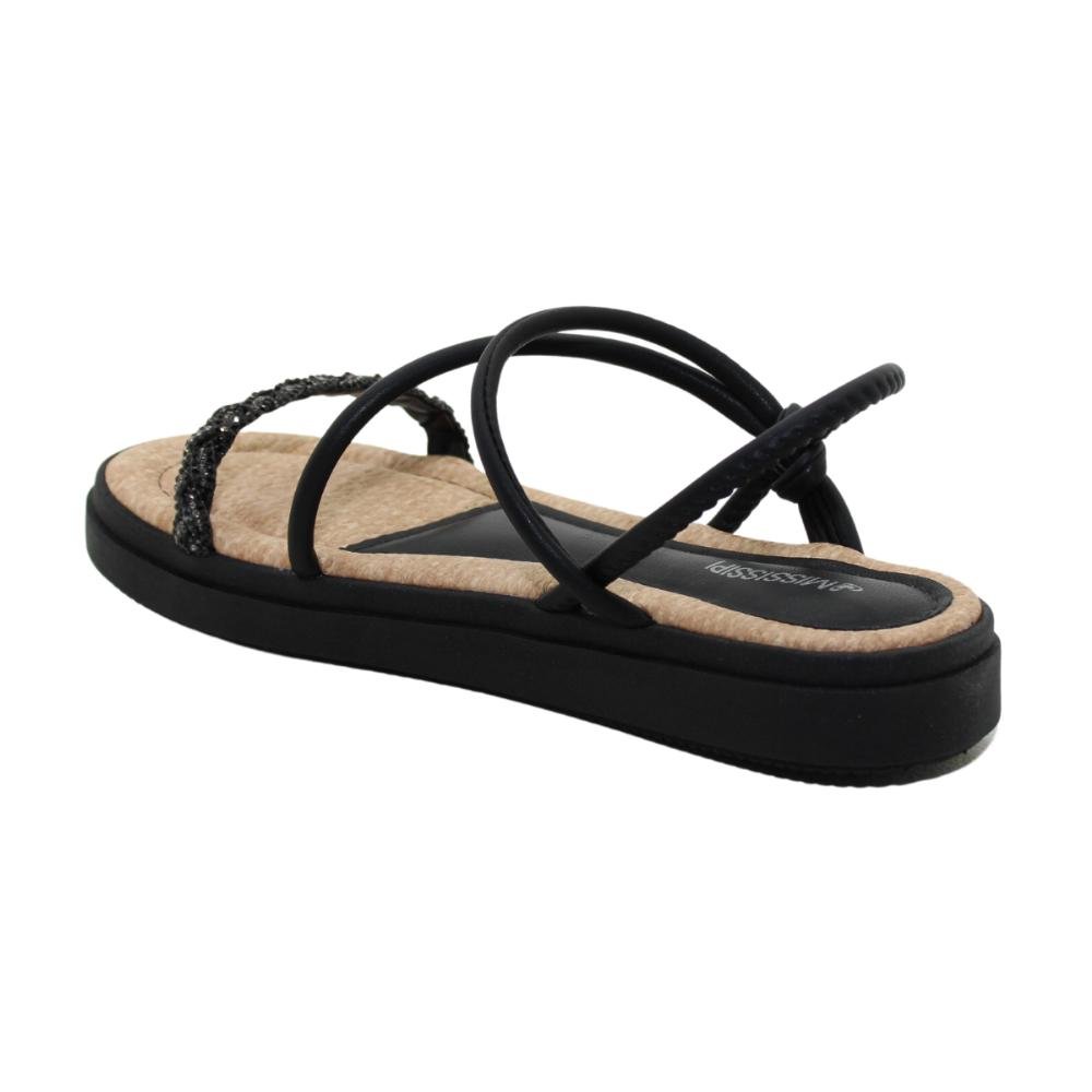 Sandália Mississipi Q9921 Feminino Preto 3