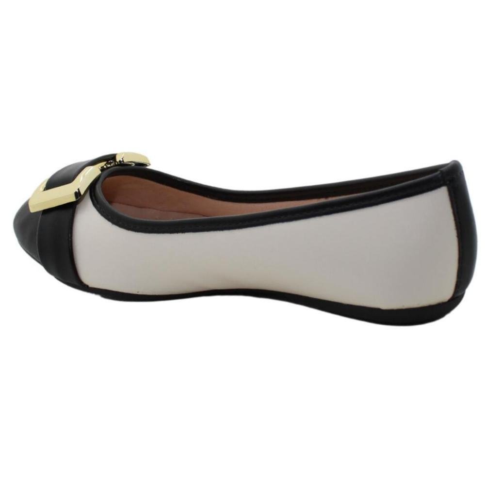 Sapatilha Feminina Bico Redondo Sua Cia Ref:8303.15000 Branco 3