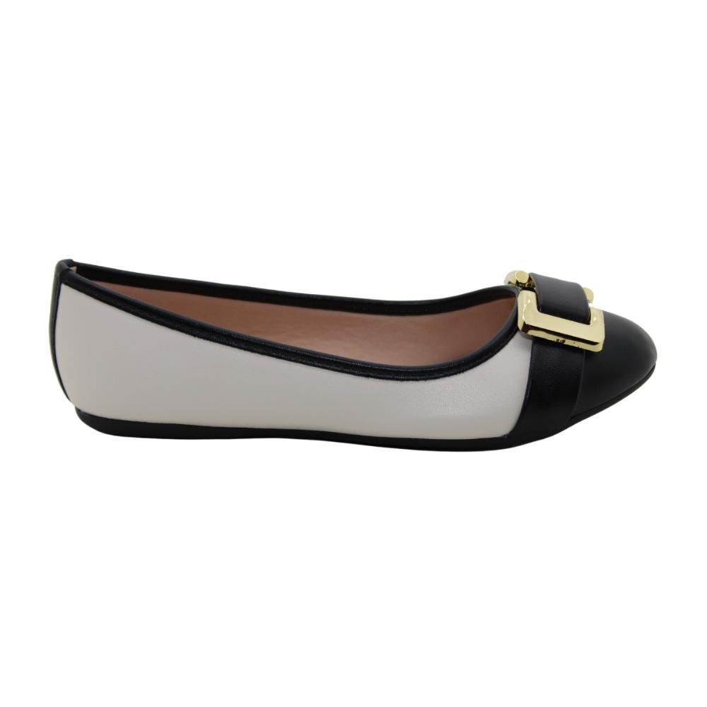 Sapatilha Feminina Bico Redondo Sua Cia Ref:8303.15000 Branco 1