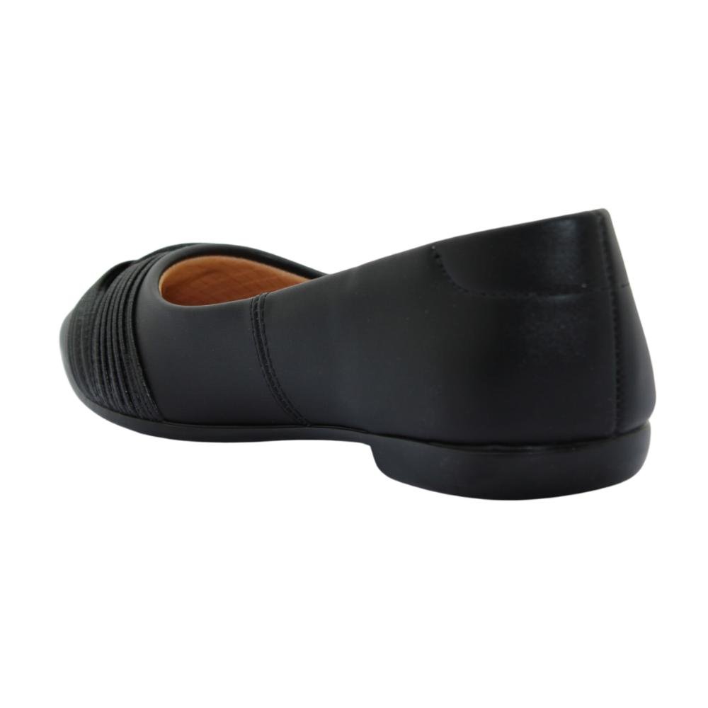 Sapatilha Feminina Bico Fino Topstart Ref:1266-616 Preto 3