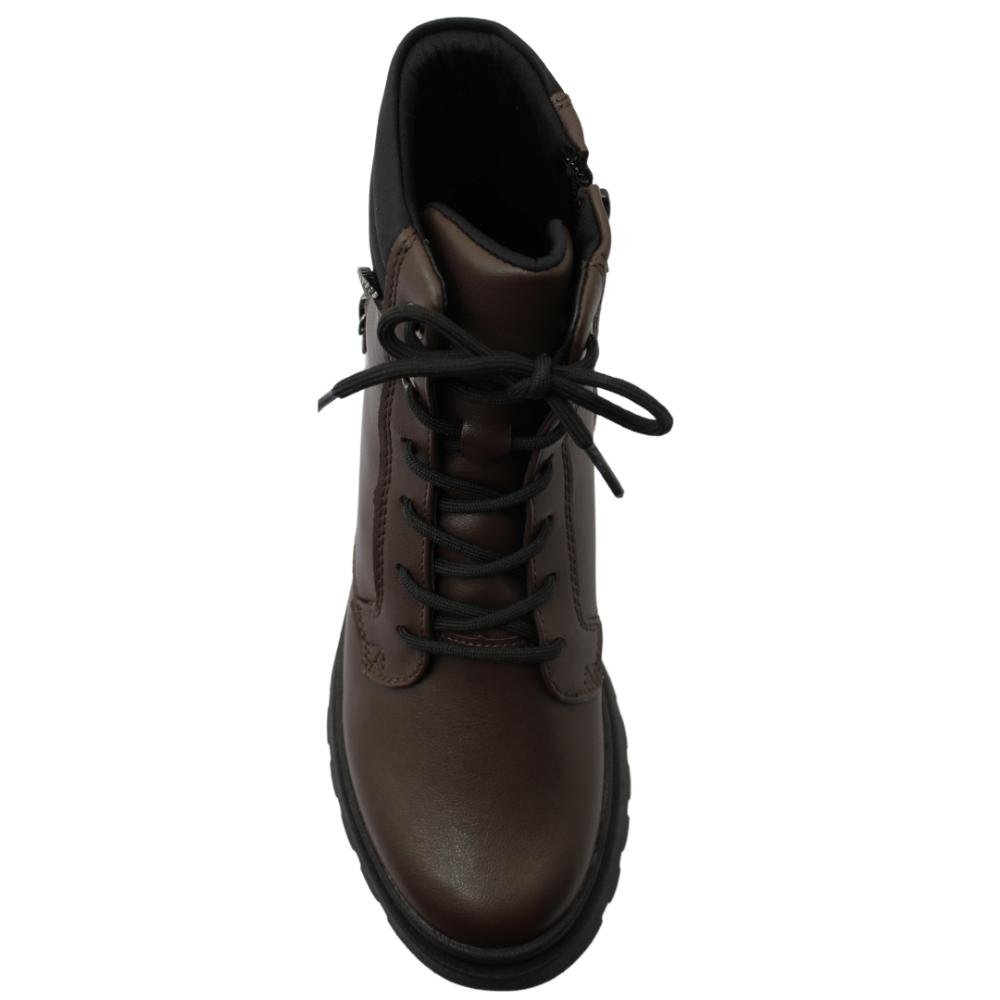 Bota Feminina Coturno Tratorada Dakota Ref:G9672 Marrom 4
