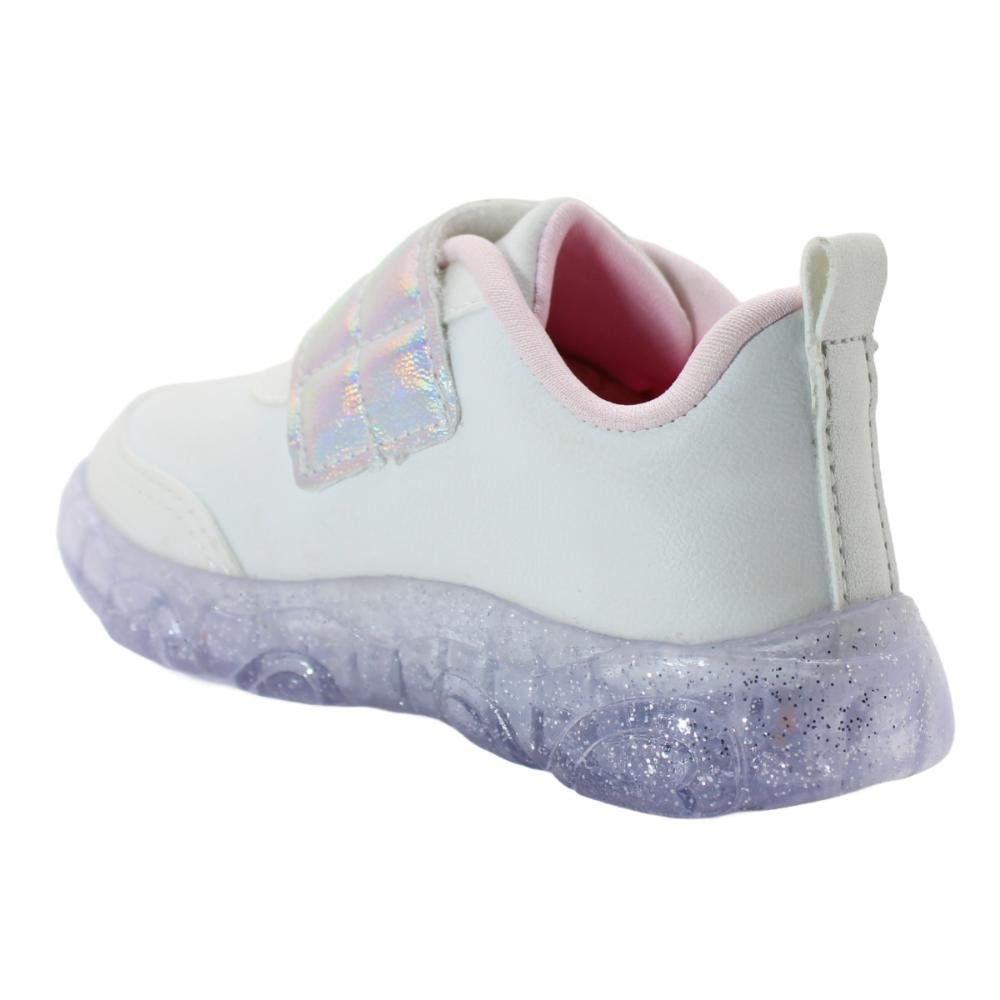 Tênis Feminino Bebê Liz Luz Pampili Ref:682.059.000 Branco 3