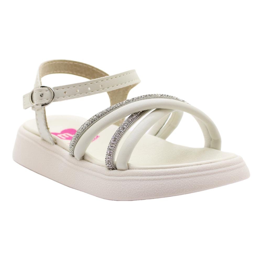 Sandália Bebê Papete Molekinha Ref:2733.104 Branco 2