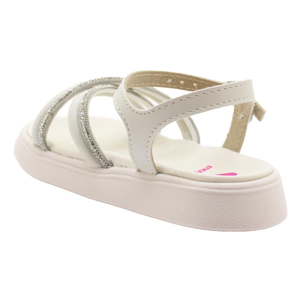 Sandália Bebê Papete Molekinha Ref:2733.104 Branco 3