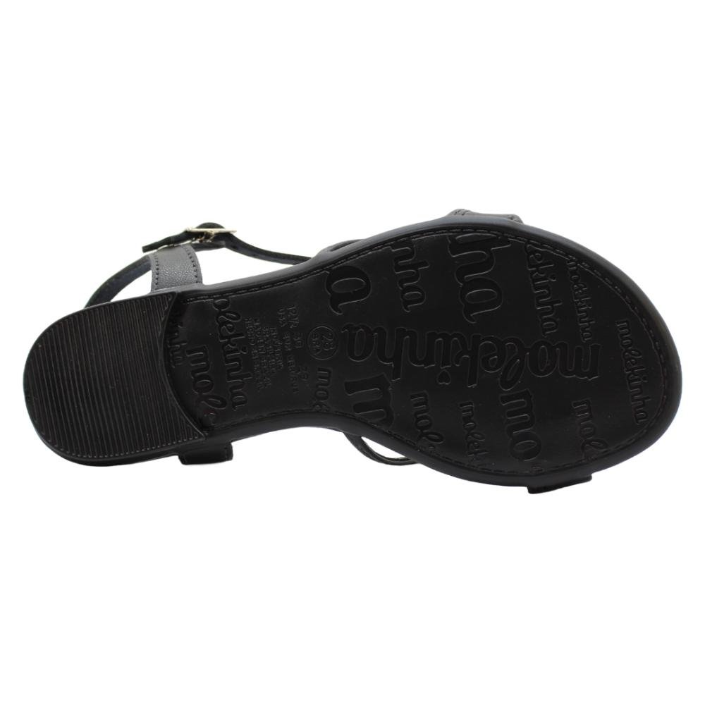 Sandália Infantil Molekinha Ref:2157.1091 Preto 5