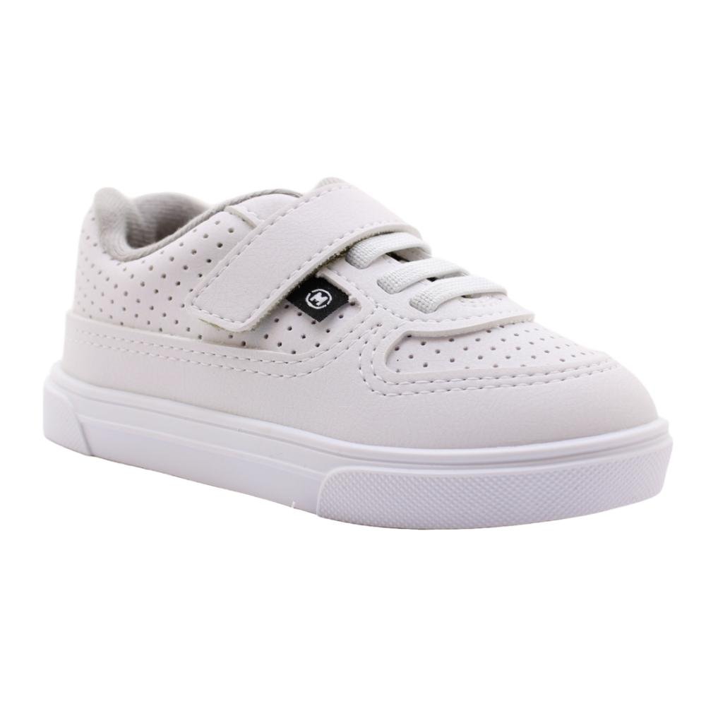Tênis Bebê Velcro Molekinho Ref:2133.182 Branco 2