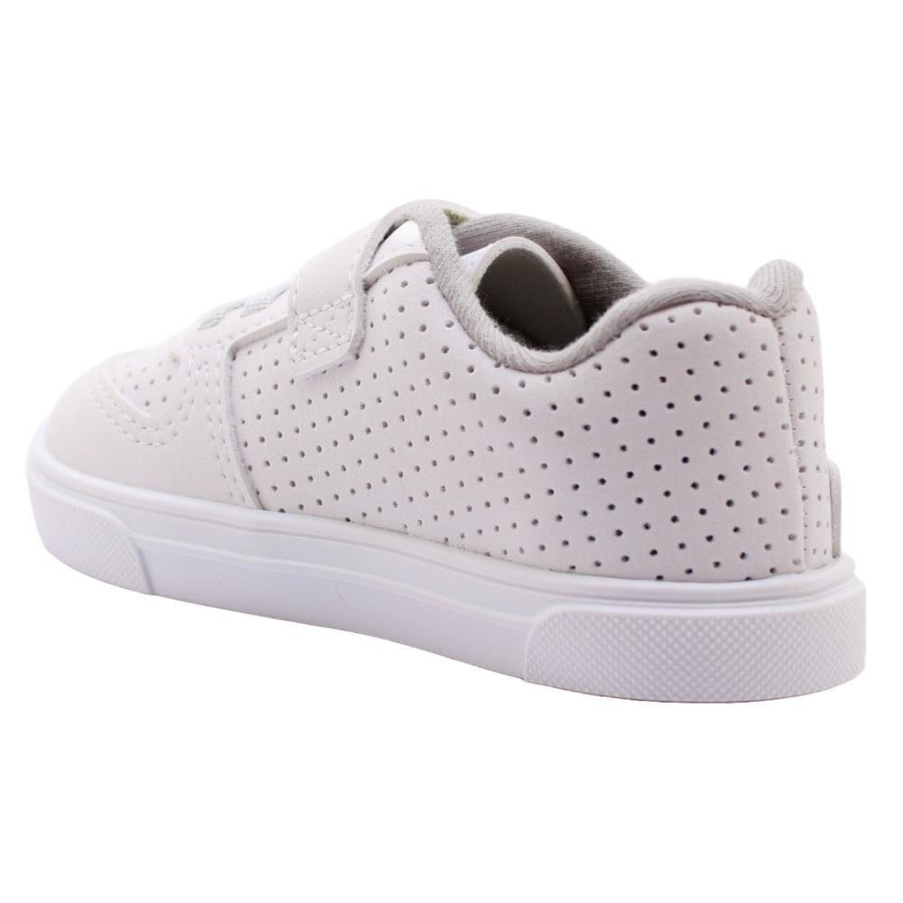 Tênis Bebê Velcro Molekinho Ref:2133.182 Branco 3