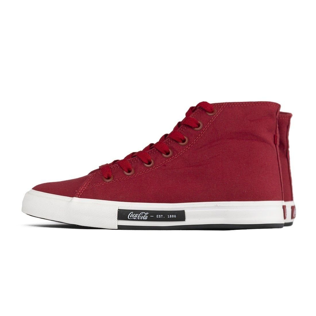 Tênis Coca-Cola Shoes Daytona Classic Hi Masculino Vermelho 3