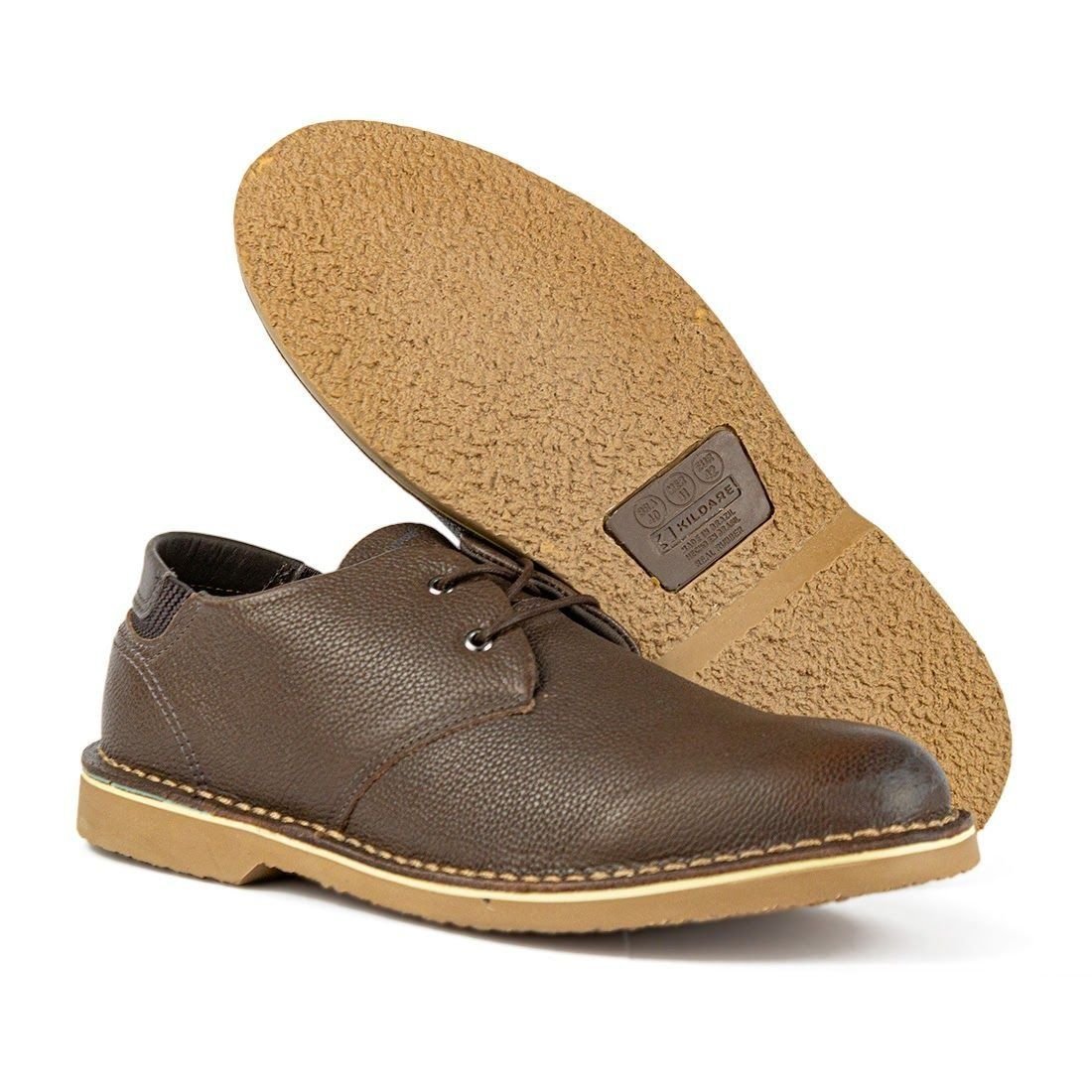 Sapato Casual Kildare Essentials Full Grain Masculino 5089 Marrom 4