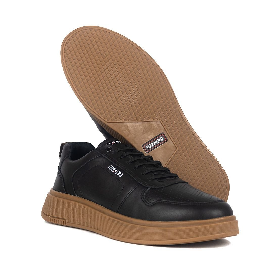 Sapato Ferracini Sneaker Logan 9314 678C Preto Natural Preto 4