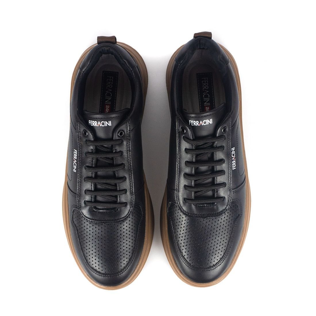 Sapato Ferracini Sneaker Logan 9314 678C Preto Natural Preto 5