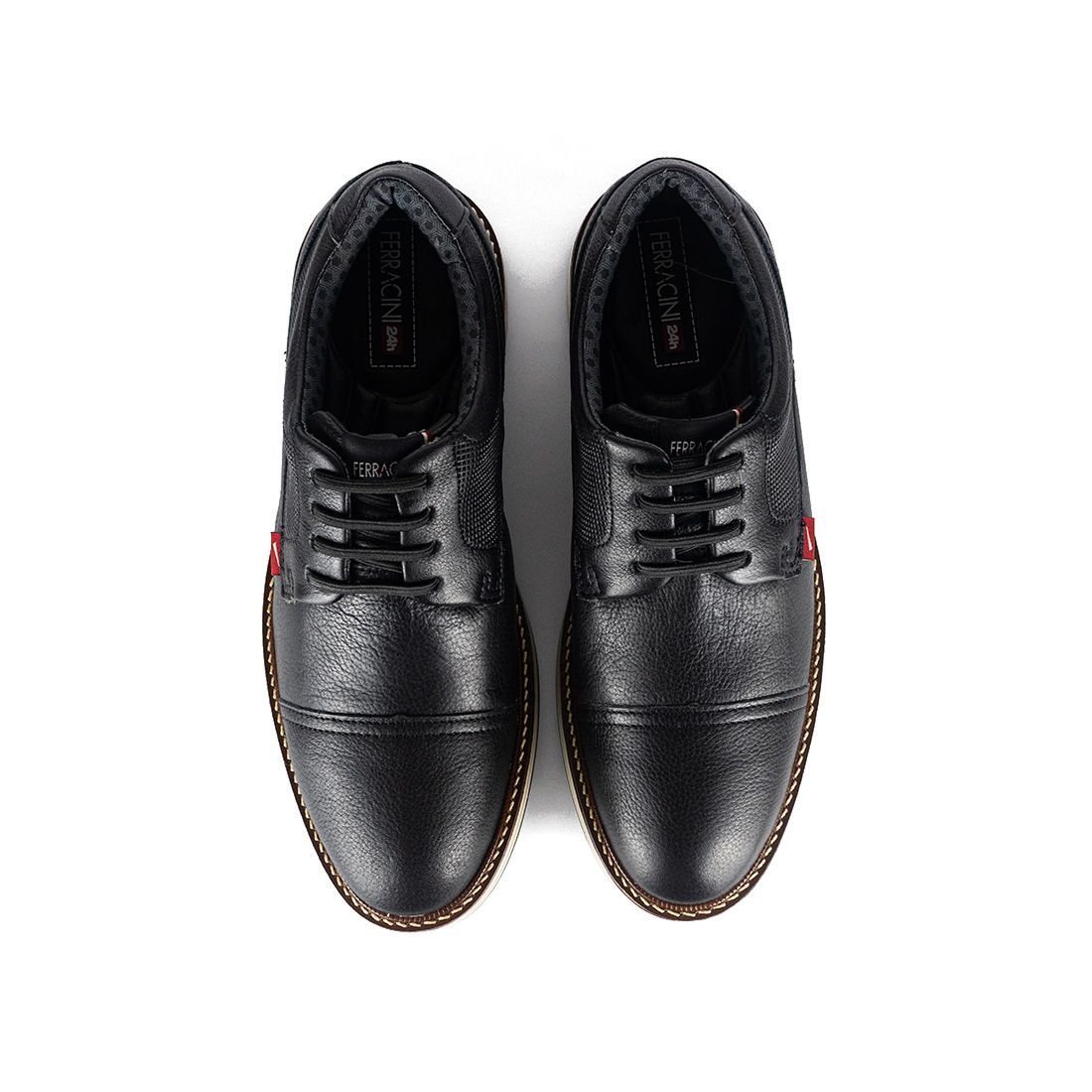 Sapato Ferracini Social Kingston Preto 5